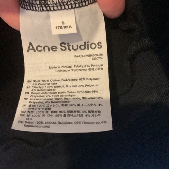 Acne Black Fennis Hoodie - Picture 4 of 4